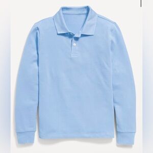Kids Light Blue Polo Uniform Shirt